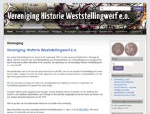 Tablet Screenshot of historieweststellingwerf.nl